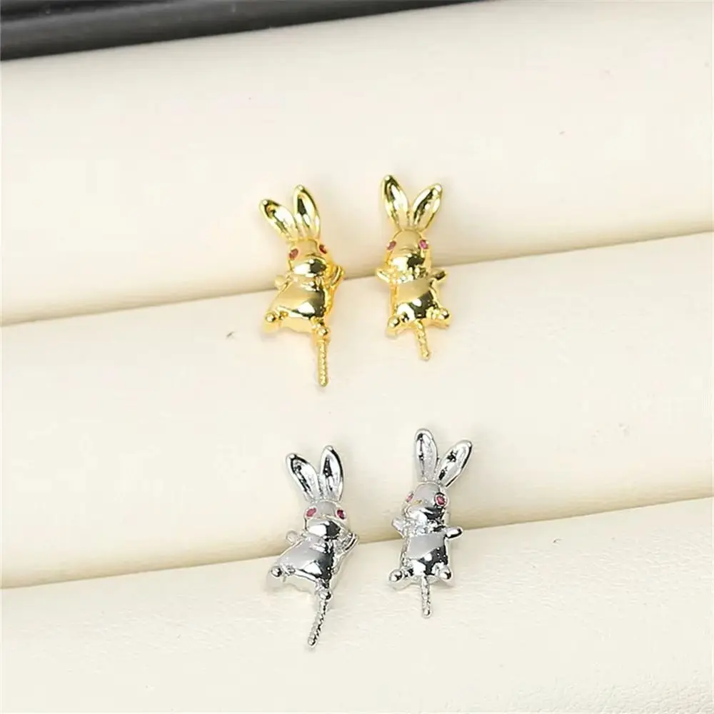 

19 Style Pearl Stud Earrings Setting Base 14K Gold Simple Fashion Temperament Handmade Diy Jewelry Making Findings&Components