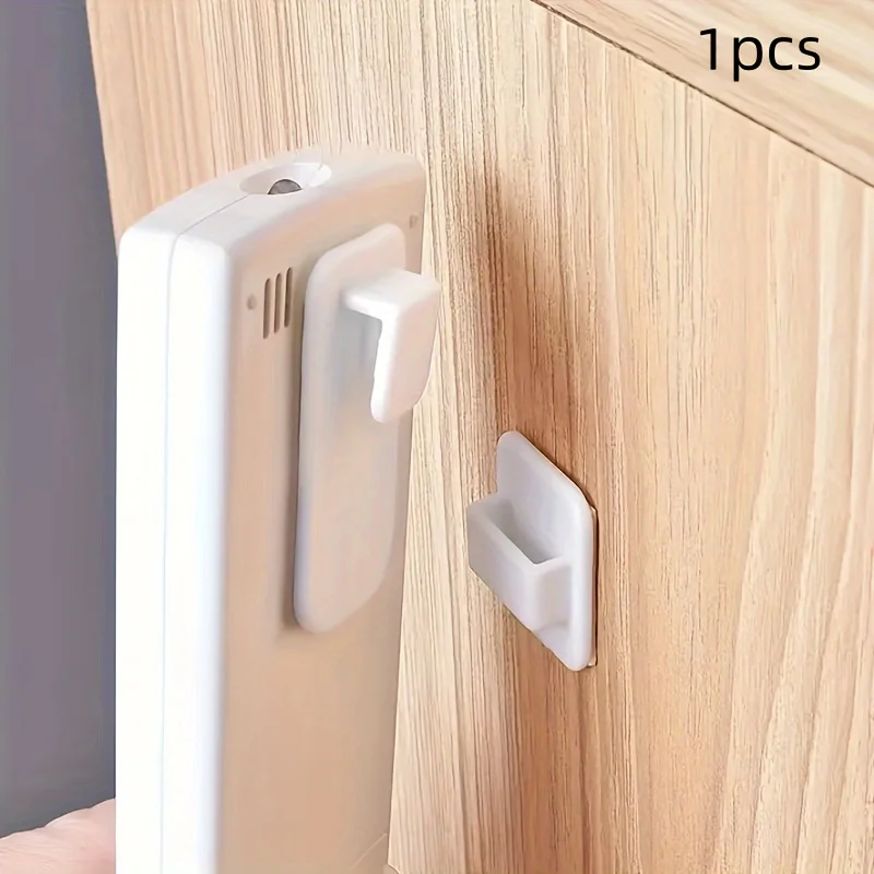 2 Pairs of Multi-functional Adhesive Hooks, Remote Control Hooks, No-nail No-mark Strong Adhesive Hooks, TV , Utility Hooks