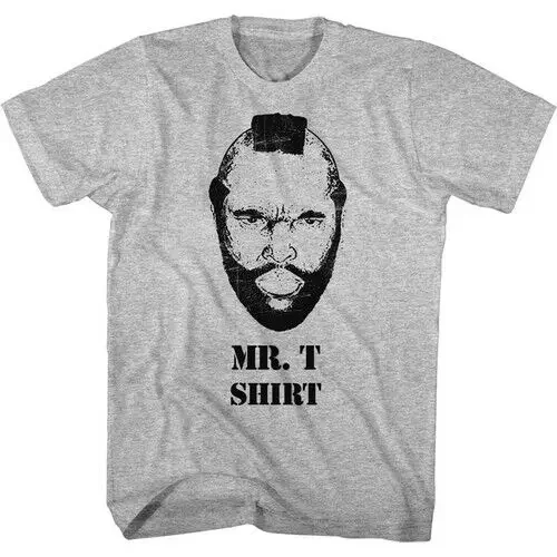 Mr T Shirt Gray Heather Adult T-Shirt