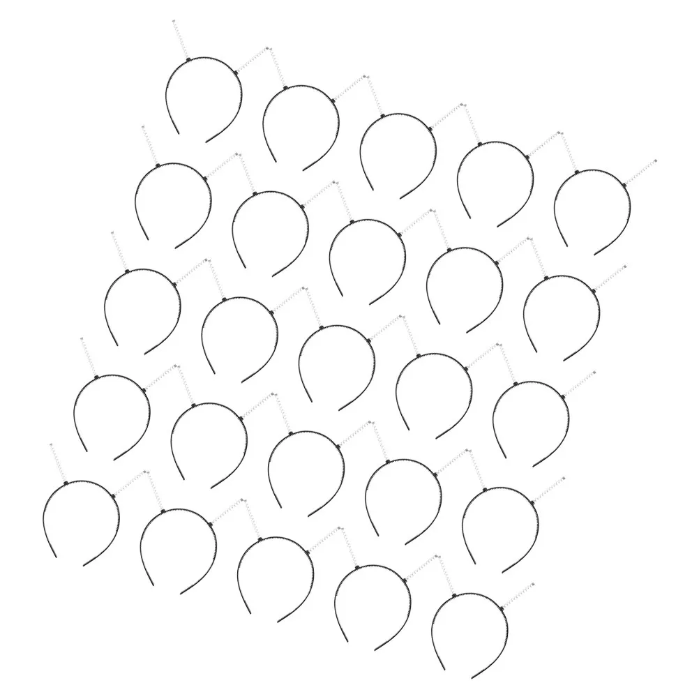 

24Pcs Hairband Frames Plastic Headbands DIY Kit Non-Slip Hair Accessories for Women Party Spa Yoga Washing