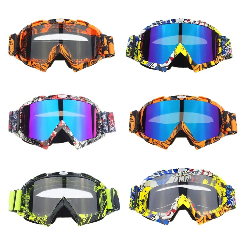 

Motocross Goggles Ski Glasses Helmet Goggles, Rider Equipment, Colorful & Protective, Ideal for Off - Road & Snow Sports