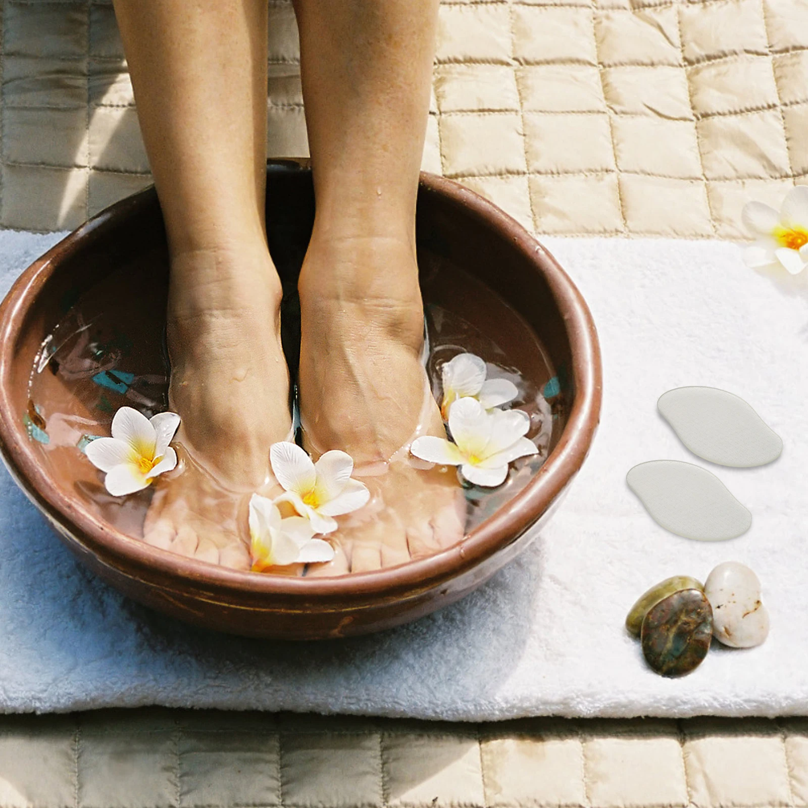 

2Pcs Glass Foot File Nano Heel Exfoliator Mango Design Callus Remover for Cracked Heels Foot Scrubber with Case Spa Pedicure Use