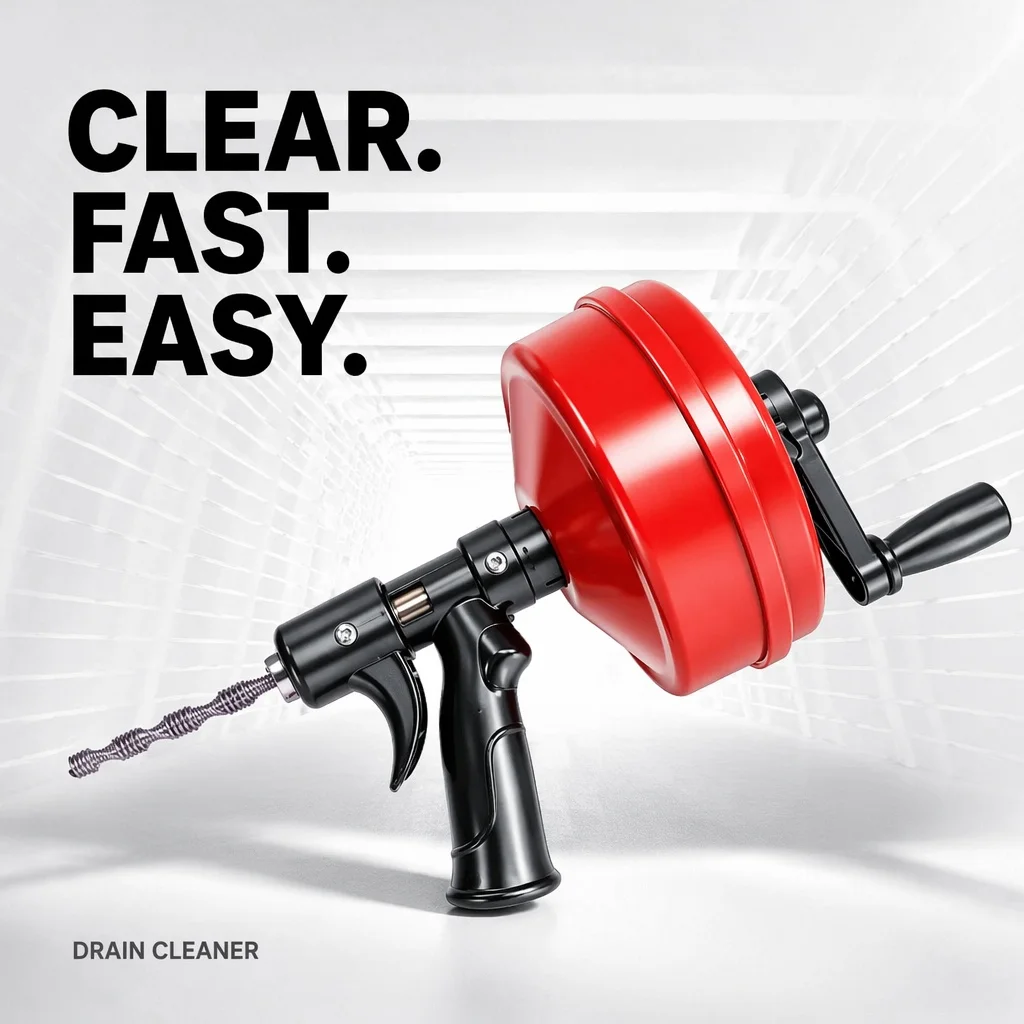 

Professional Drain Snake Auger Flexible Plumbing 5-10m Length Drain Clog Remover Manual/Electric Quickly Pipe Dredging Machine