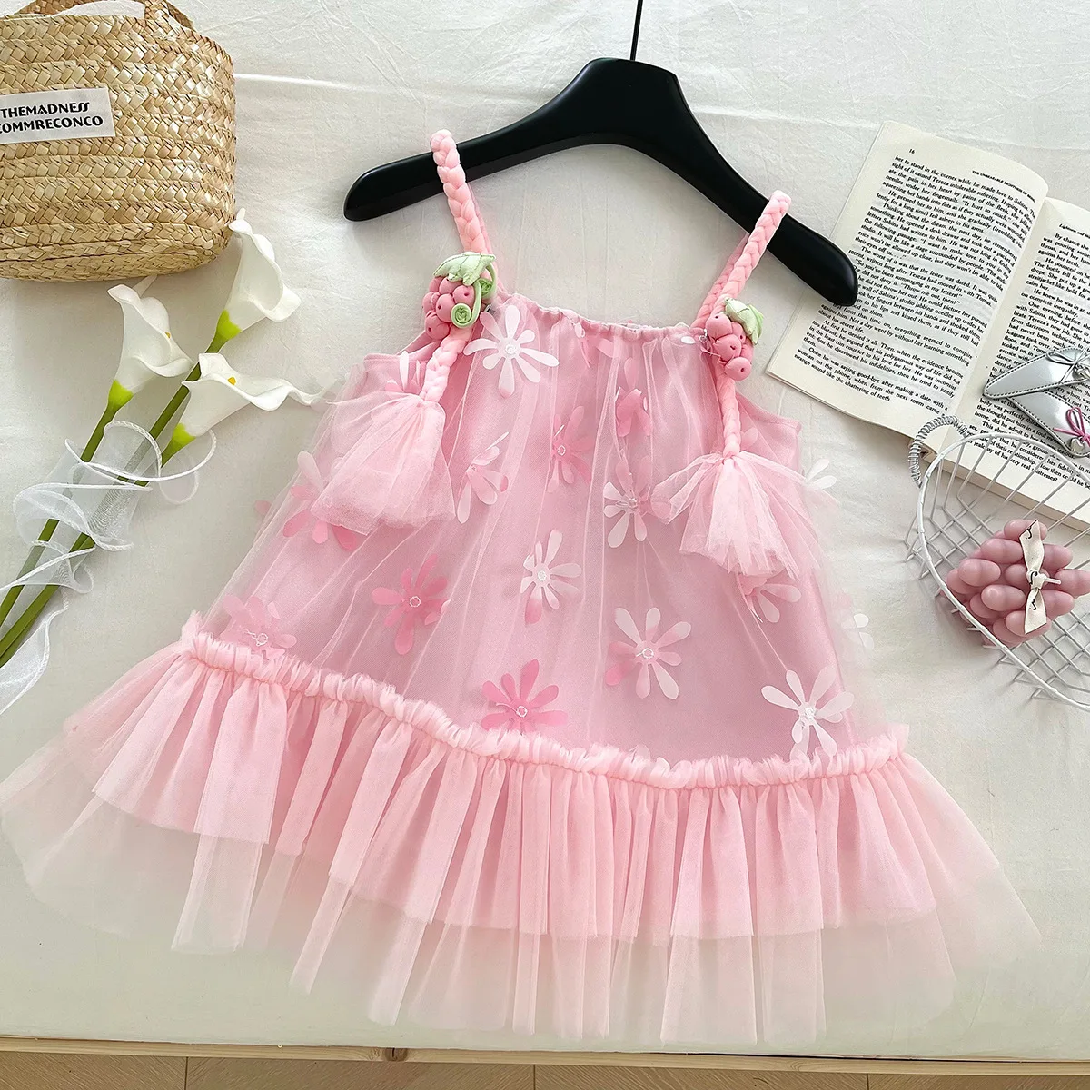 

Girls Dresses Summer 2025 Children Princess Sleeveless Dress For Baby Girl Clothes Kids Birthday Party Outfits Wedding Costumes