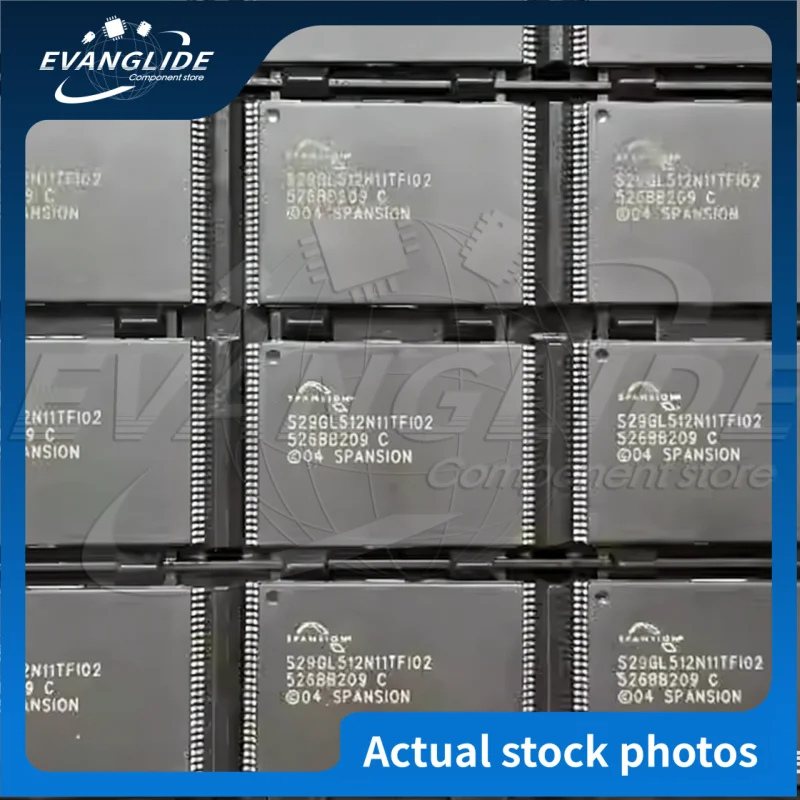 1 PCS 100%Original & New S29GL512N11TFI02 512Mbit Tpp：110ns TSOP56 automotive memory chip In Stock Wholesale Discount