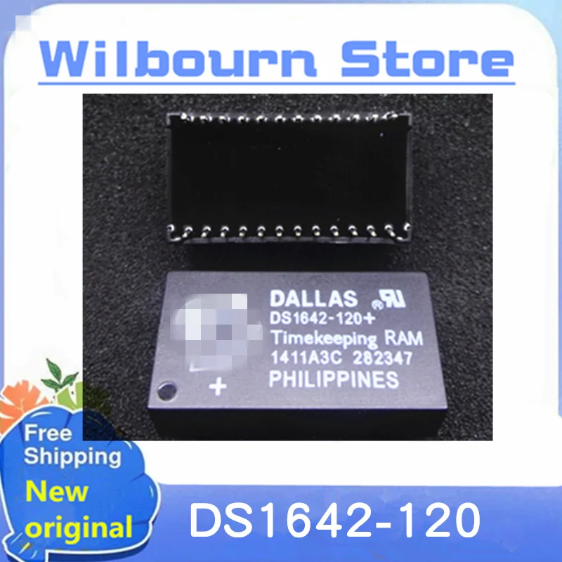 2pcs~10pcs/lot DS1642-120 DS1642-120+ DIP 100% New Spot stock