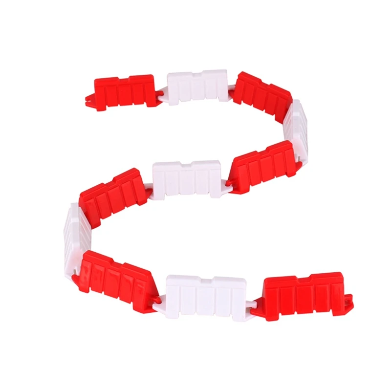 Lot de 50 pièces de barrière de circulation en plastique pour voiture RC, piste de course, camion HSP Tamiya Gardens I Kyosho, 1/16, 1/18, 1/28