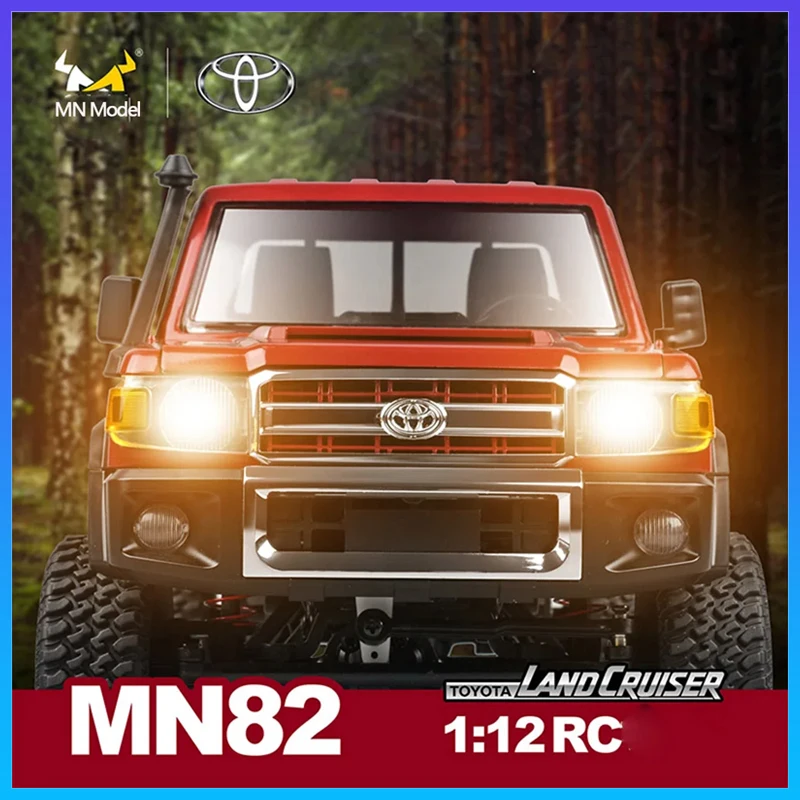 Mang Niu MN82 Four-drive Remote Control Off-road Vehicle 1:12 Toyota Land Patrol Pickup Climbing Model Toy Children\'s Gift