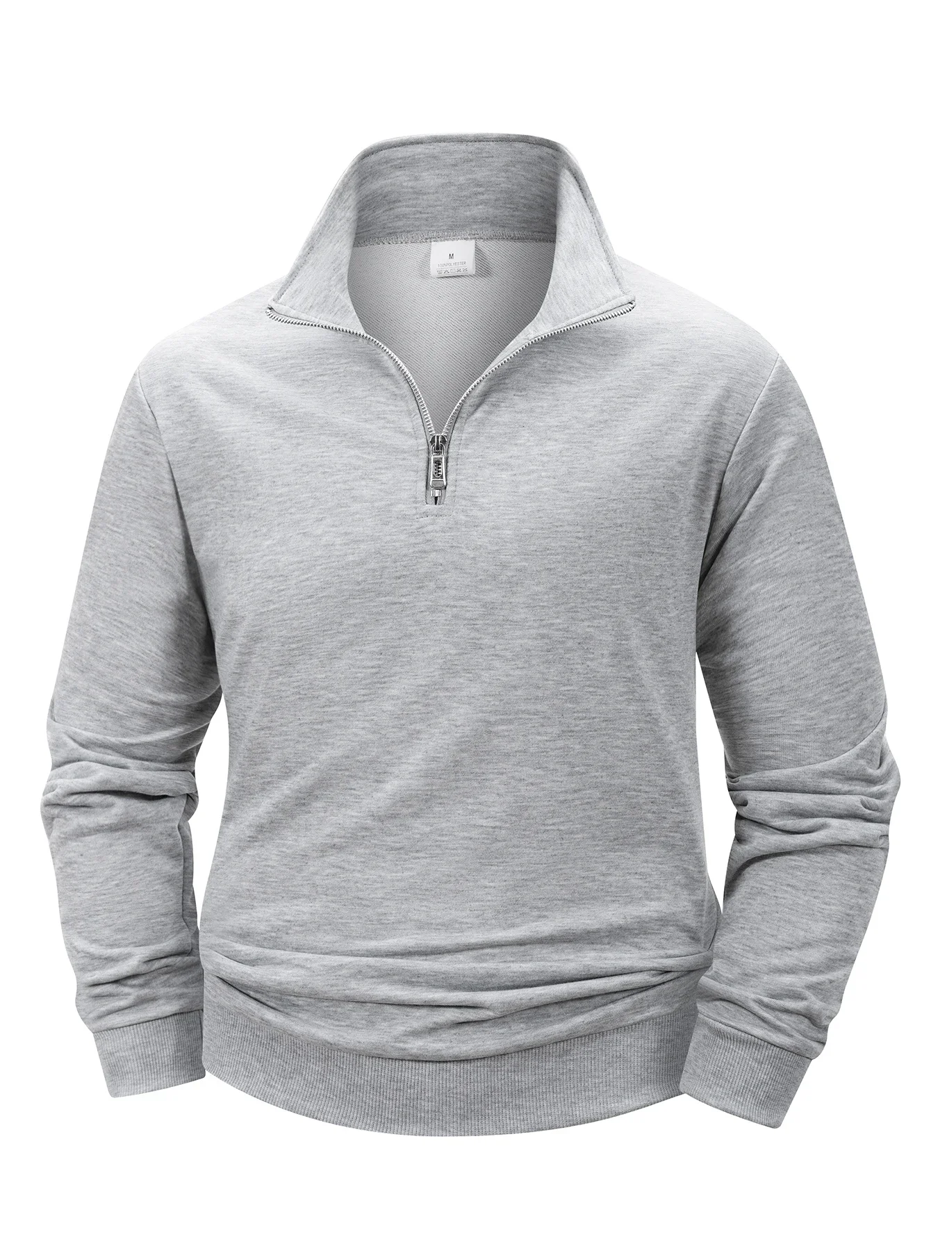 رجل يقف الرقبة الربع البريدي البلوز السببية الاجتماعية جيب بلون خفيفة الوزن الوقوف طوق البلوز البلوز للرجال