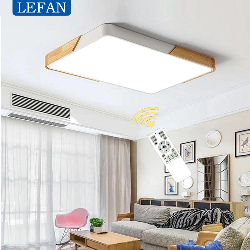 

Nordic Style Ceiling lights Bedroom LED Ceiling Light Living Room Kitchen Wooden Chandelier Dining Room Lamp Aisle Lighting