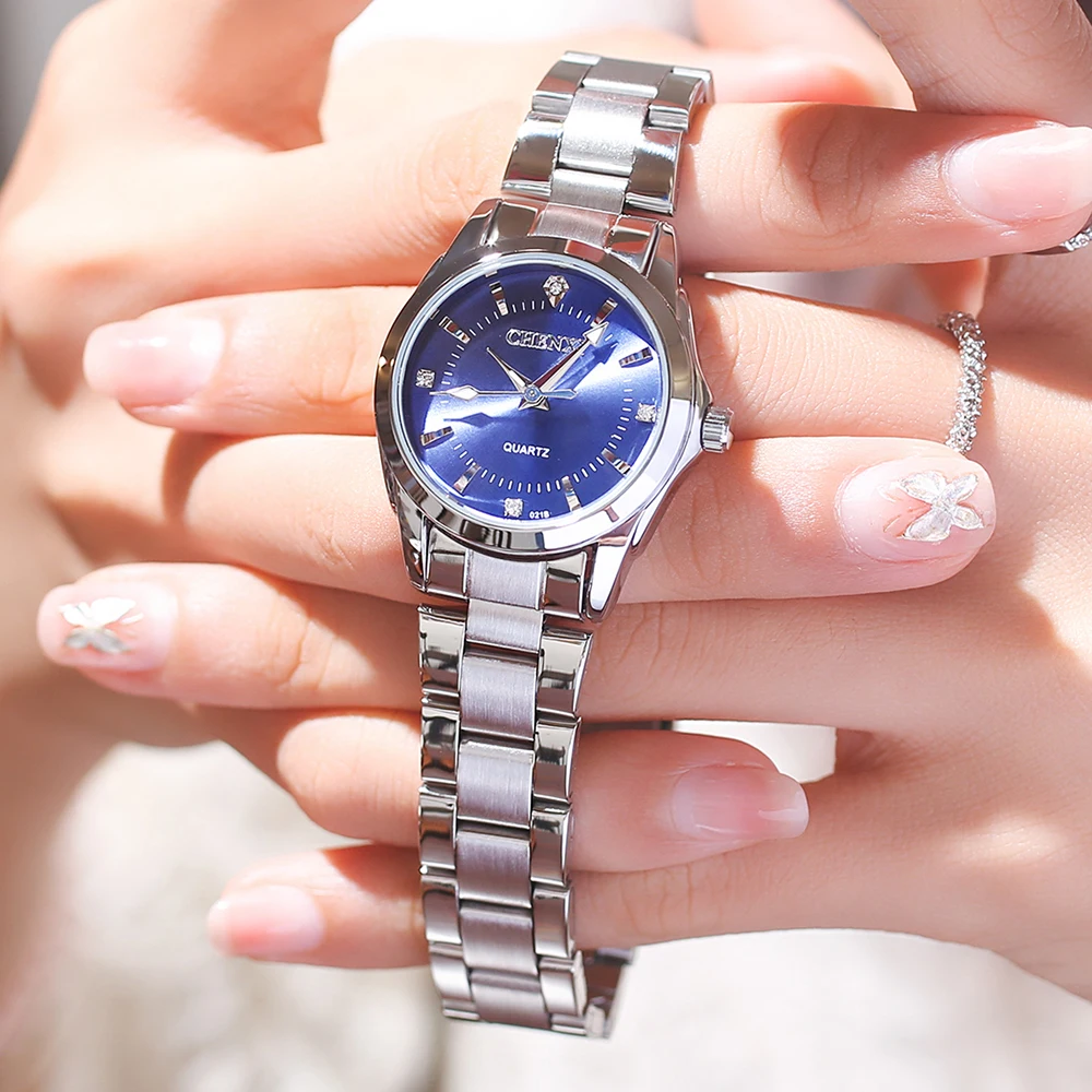 CHENXI Women Watches Casual Simple Stainless Steel Luxury Watch For Women Lady Fashion Quartz Wrist