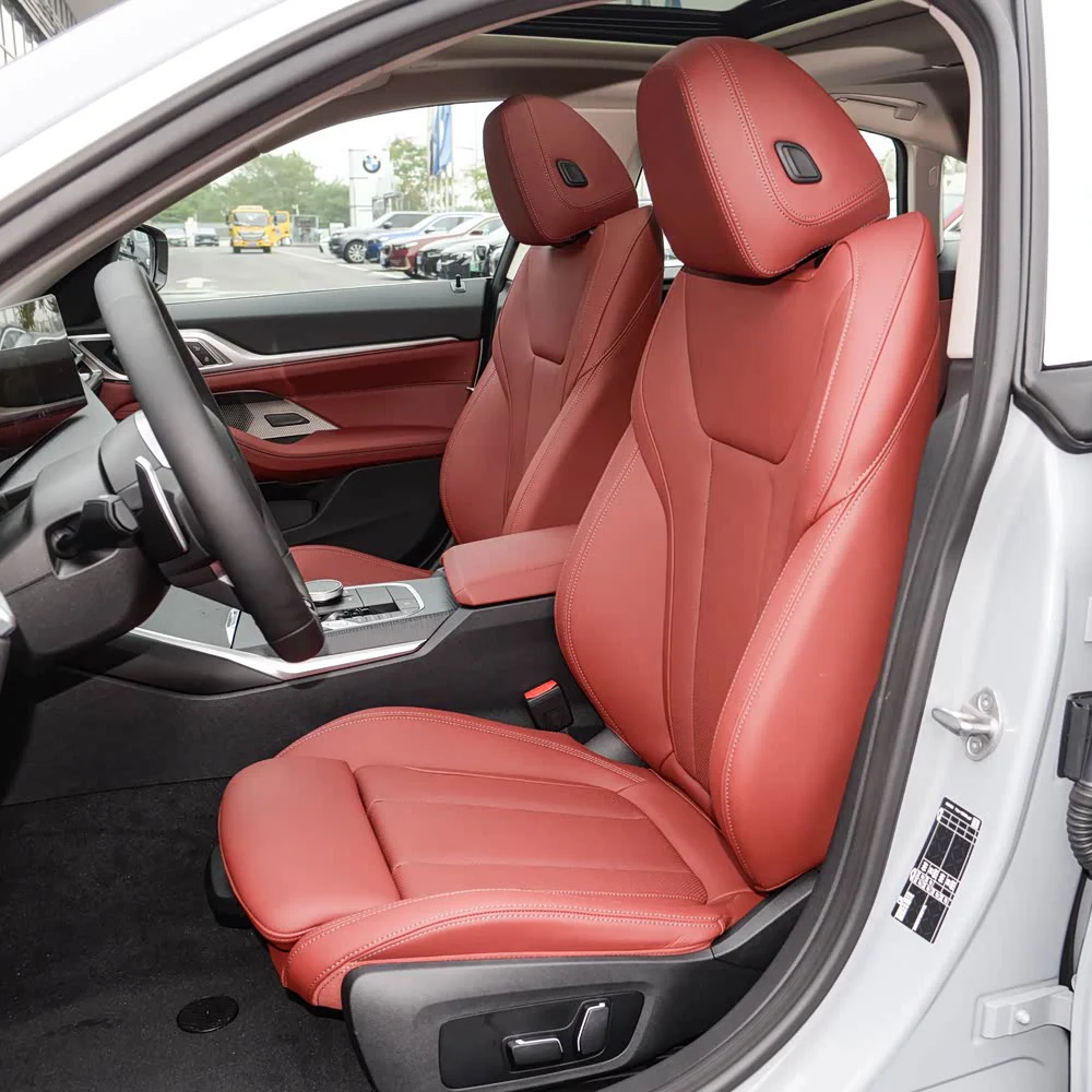 

Custom Car Seat Cover For BMW 4 Series 4-door Sedan 2022 2023 2024 Seat Protector Cushion Full Set Car Seat Covers Car Styling