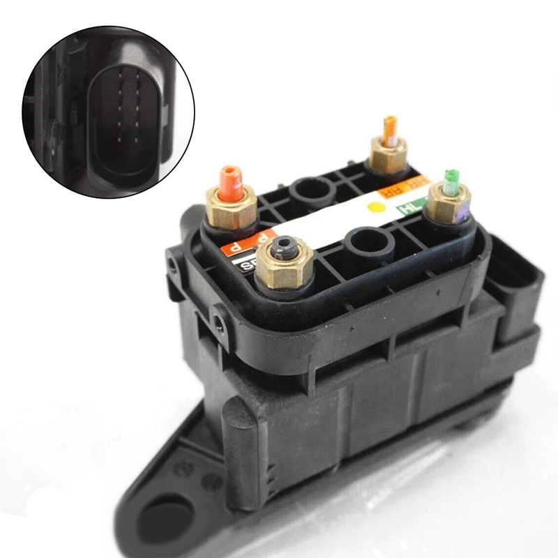 4J7002V:8 Car Air Suspension Solenoid Valve Distribution Valve For JAGUAR XJ XJR XJR575 10 11 12 13 14 15 2016 2017 2018