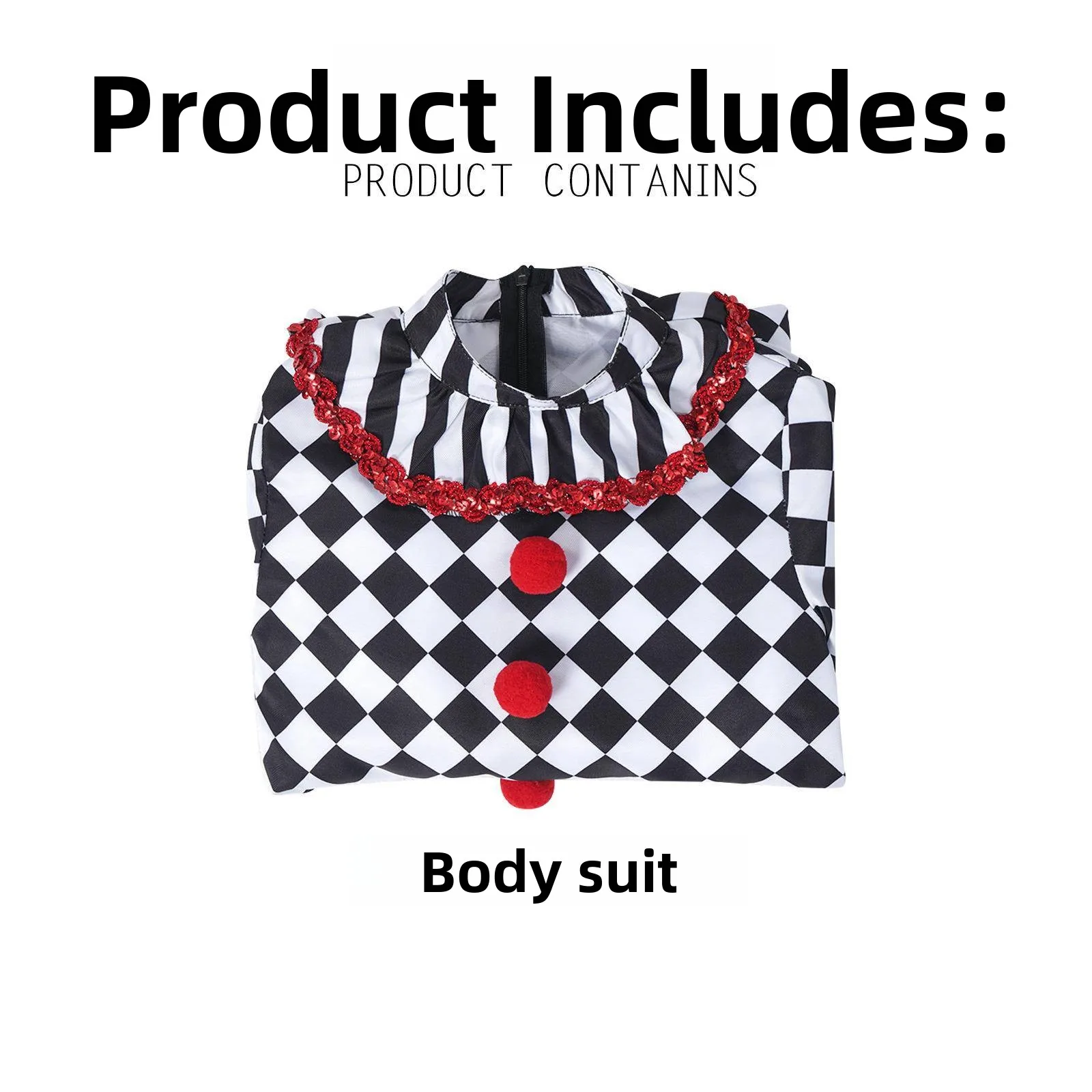 

Детский костюм циркового клоуна для девочек, пушистый длинный комбинезон с колокольчиками, наряд для Хэллоуина, модный сценический костюм для девочек