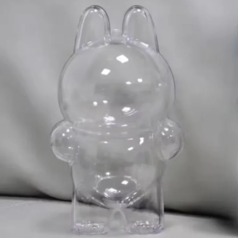 Voor Labubu Transparante beschermhoes Knuffels Cover Leuke Elf Plushie Display Bag Mini draagbare opbergdoos