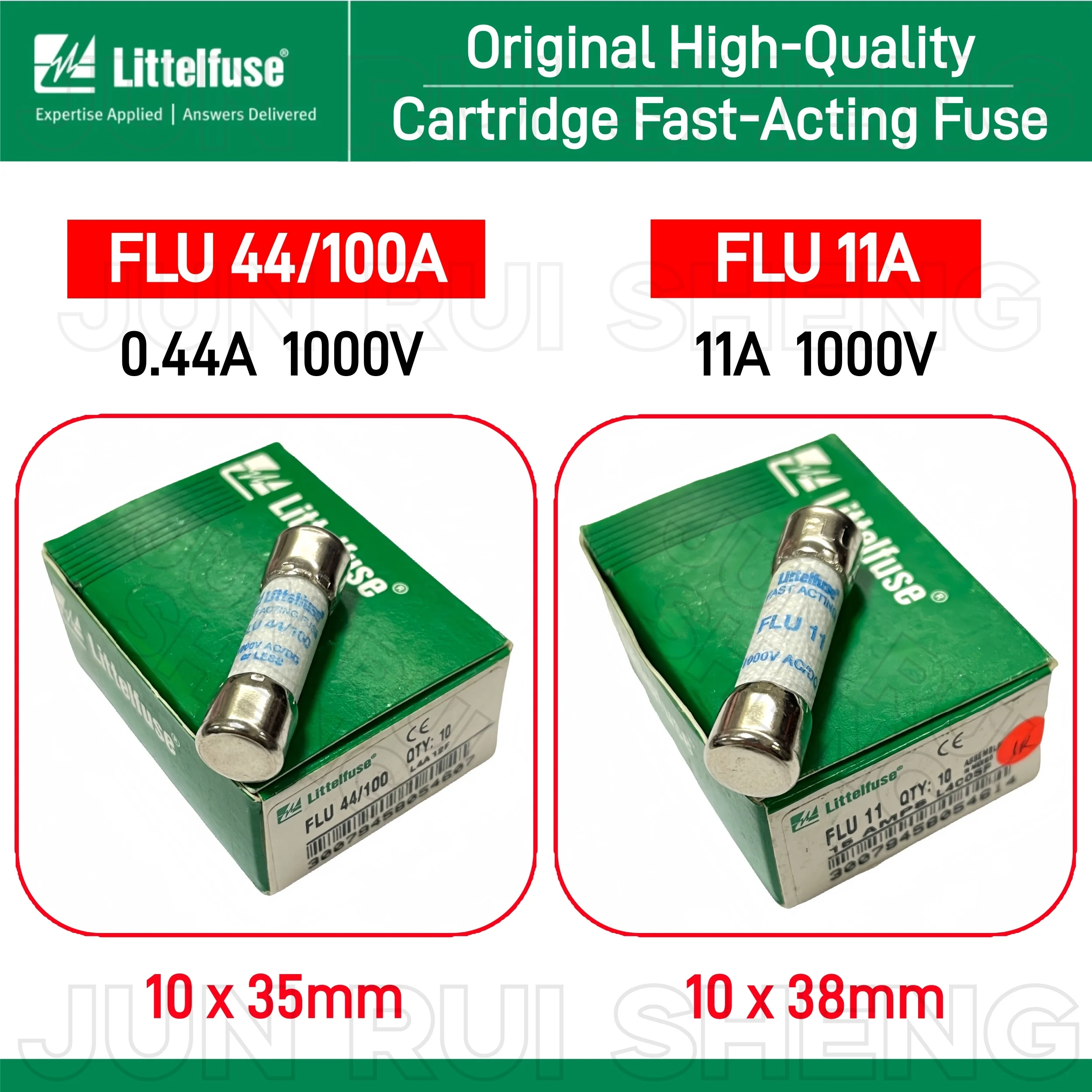 

Оригинальный быстродействующий предохранитель Littelfuse FLU 11A (FLU-11A) / FLU 44/100 (FLU-44/100A) 1000В (1KV) для мультиметров