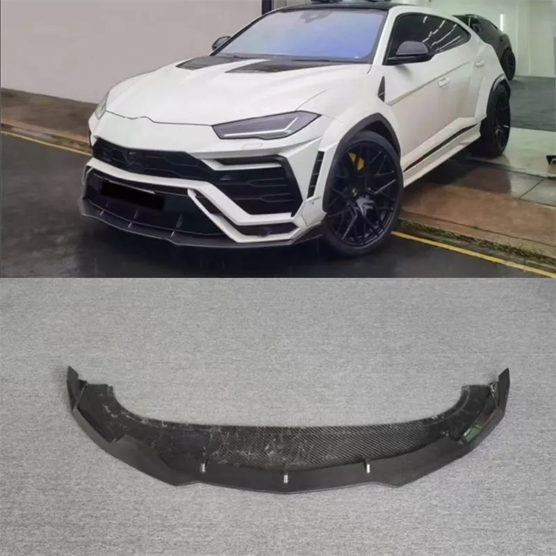 

For Lamborghini URUS ReaI Carbon Fiber Front Bumper Lip Spoiler Kit
