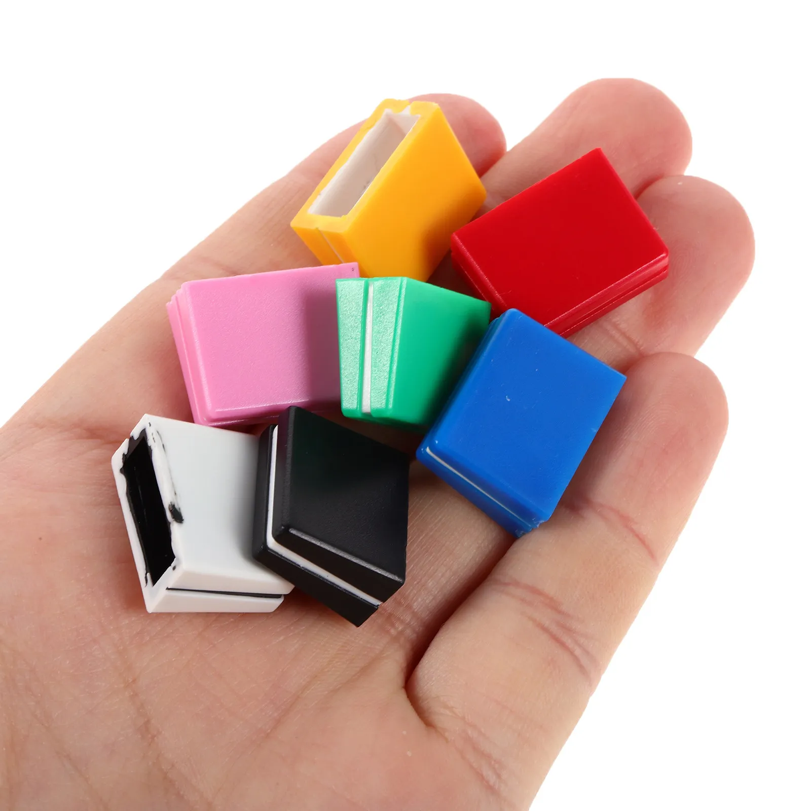 14Pcs Controller Fader Caps Universal Potentiometer Knob Covers for Mixing Console Dj Equipment Replacement Slider Knob Caps