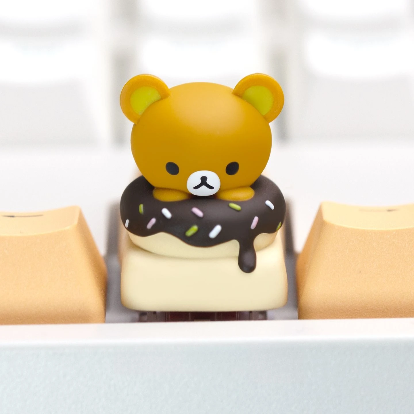Kwaii Rilakkuma Keycaps Resin - Custom Keycaps review and price