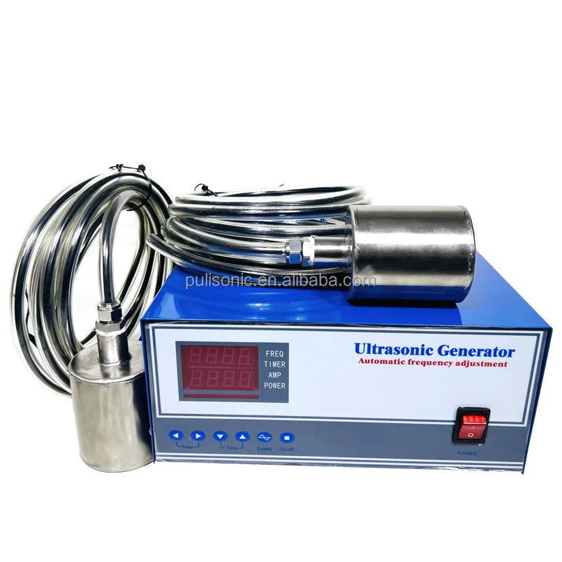 

New Submersible Ultrasonic Transducer For Lake Water Algae Removal Water Fountains Antifouling Processing System