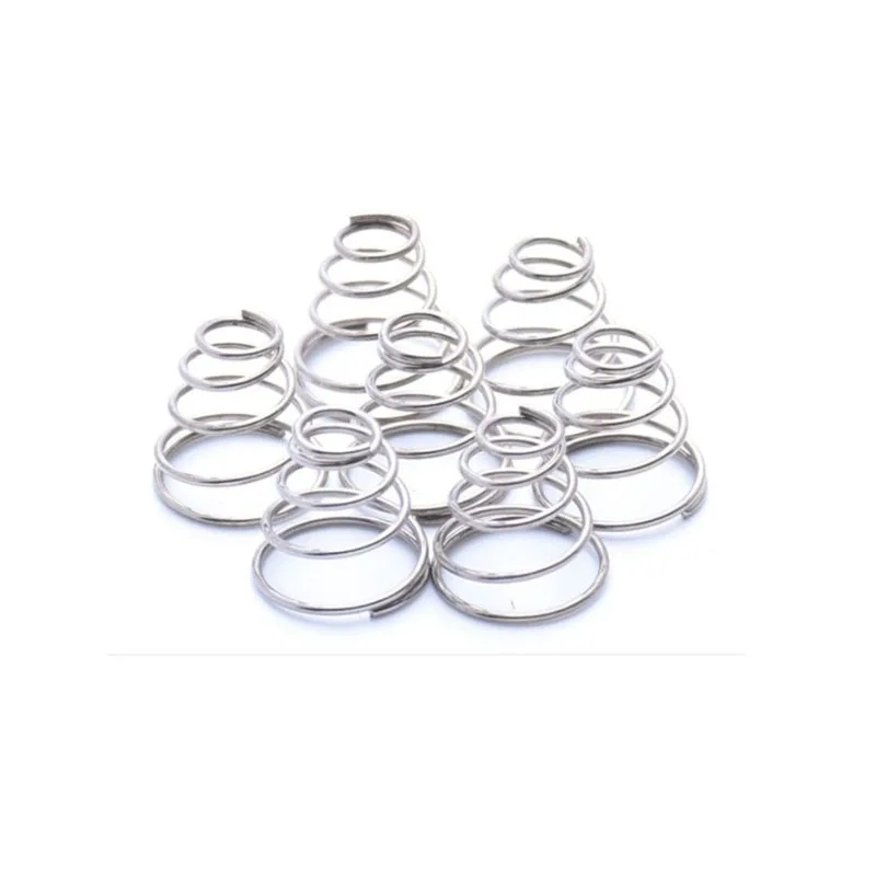 Tower Spring 304 Stainless Steel Conical Compression Spring Taper Pressure Spring Wire Dia 0.4 0.5 0.7 0.8 1 1.2 1.4 1.5 1.8 2mm