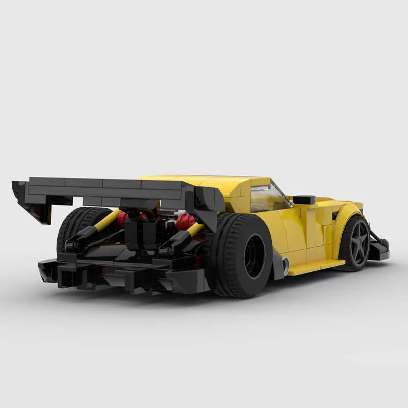 323 PCS Speed Hypercar 2024 AMG SL63 Pikes Peak MOC Customize Modular Building Block Design Simple Kids DIY Assembly Toy Gift