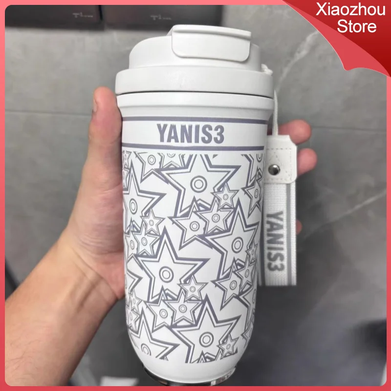 

Genuine Yanis3 Good-Looking Male And Female Student Fashion Office Cup Car Cup Portable 316 Insulated Cold Cup Coffee Water Cup