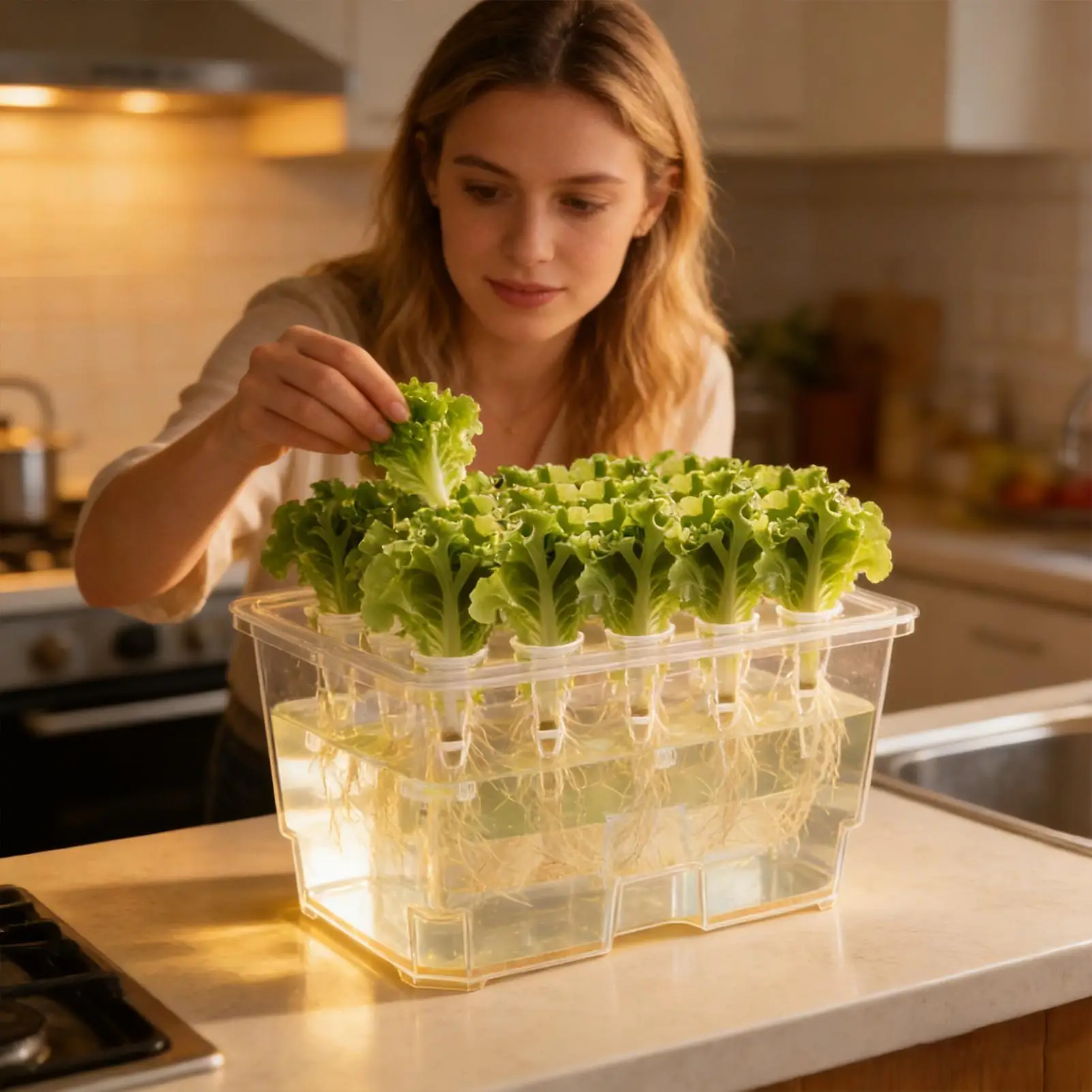 Indoor Hydroponics Growing System Germination 15 Pods Germination Planter Indoor Hydroponic System For Balcony Garden Greenhouse