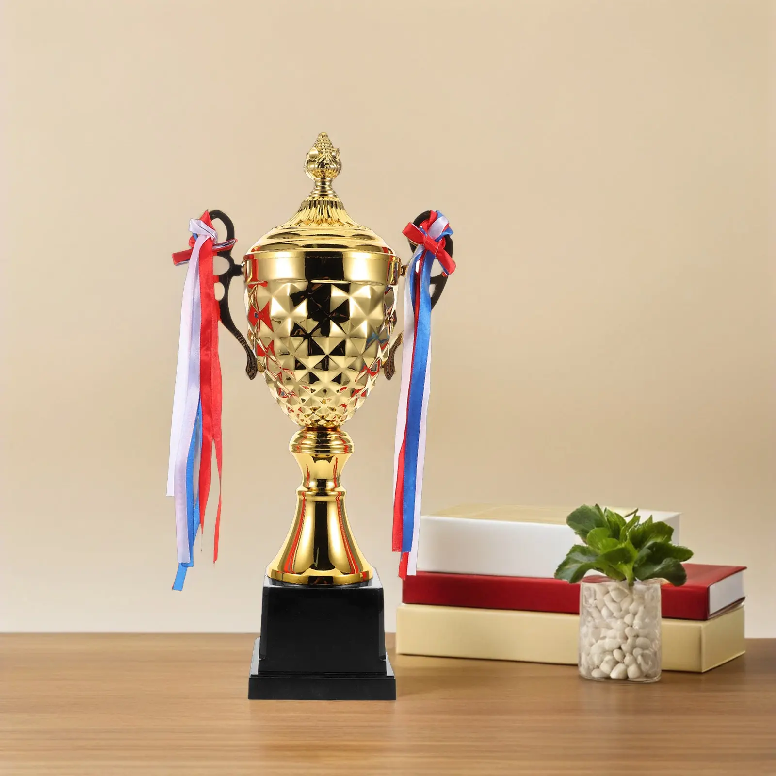 

Large Metal Trophy Cup for Sports Awards Ceremonies Soccer Basketball Wrestling Racing Dance Cheer Competitions Trophy Keepsake