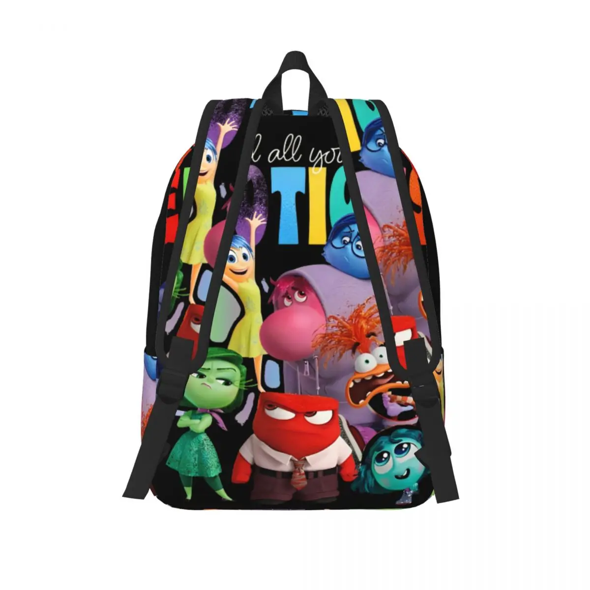 Inside Out 2 Feel All Your Emotions Backpack for Preschool Kindergarten School Student Bookbag Kids Canvas Daypack Lightweight