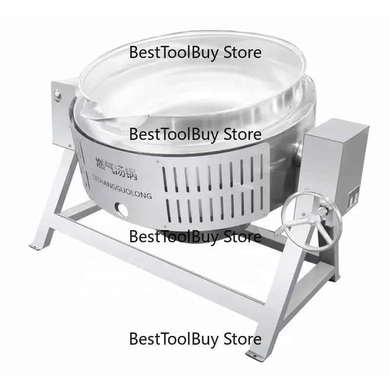 

steam electric tilt kettle cooking jacket pot sandwich cooking pan stainless steel