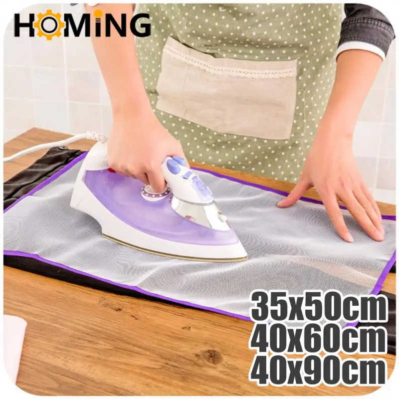 2/1pcs Household Ironing Cloth High Temperature And Heat Insulation Mesh Mat Ironing Board Protective Clothing Ironing Mat