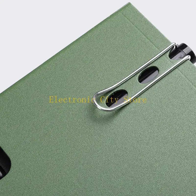 Folder Flipping Clipboard Dengan Klip Logam Portable File Writing Board HU8D