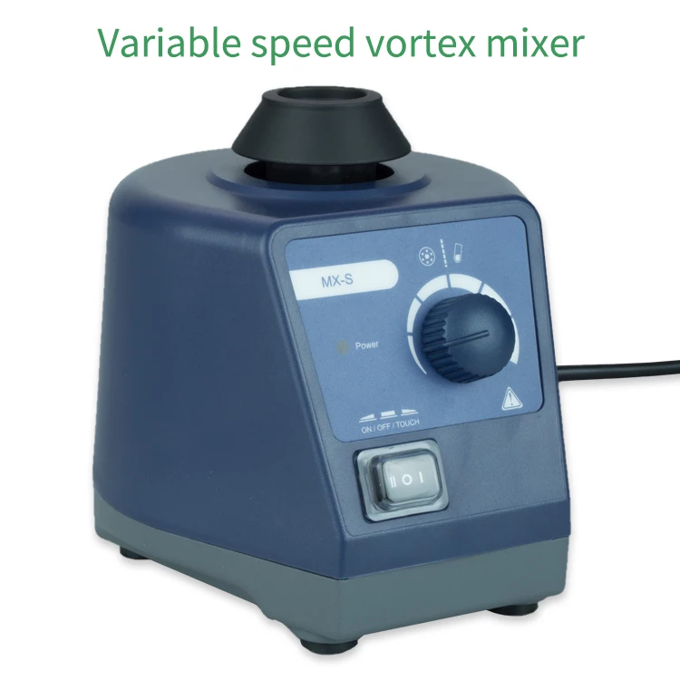 Pencampuran Cairan Laboratorium Tabung Blo Od Multi-tabung Dapat Disesuaikan 0-3000 Rpm Pengocok Kecepatan Variabel Mixer Vortex