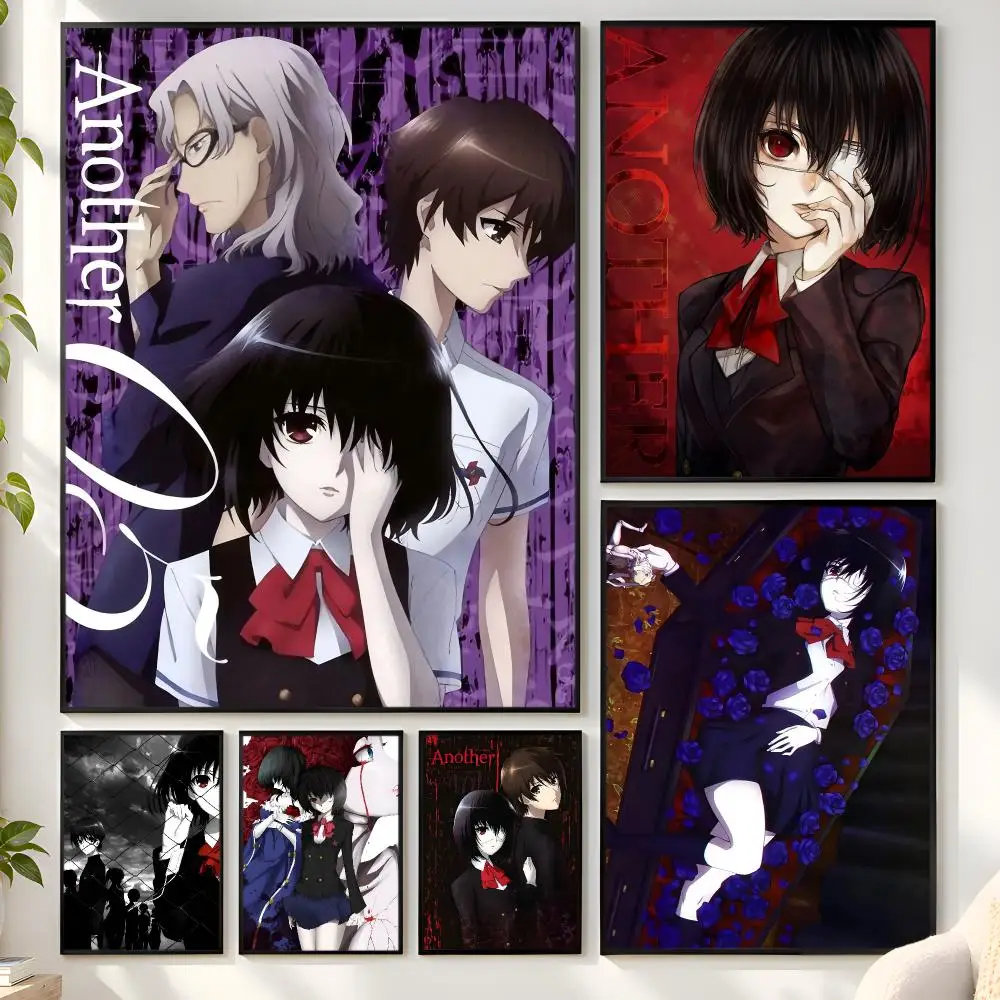 Horror Anime List Of Another Episodes Poster Matte Wall Peel And Stick Decor Bedroom Living Room Office Dorm Home