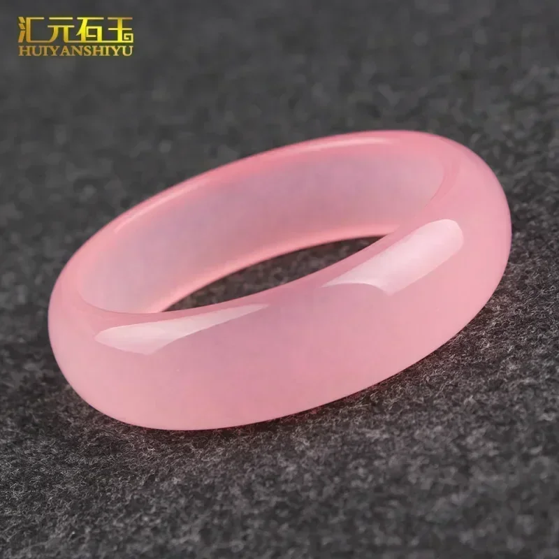 Women's Pink Jade Bracelet Quartzite Jade Fashion Hibiscus  Bracelet  Live Stream Supply Wholesale Bracelets