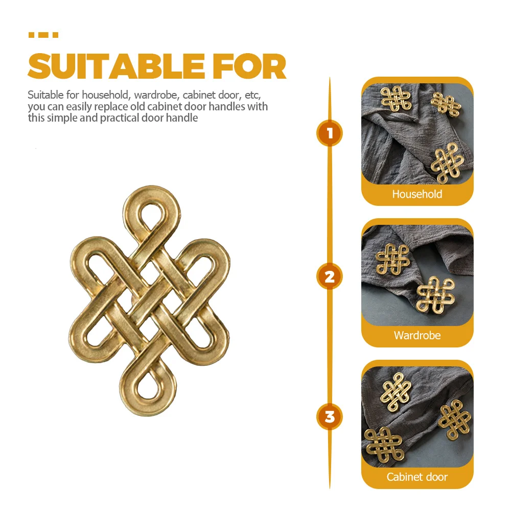 النحاس الصينية عقدة مقبض كابينة ثقب واحد الأثاث مقبض سحب لاستبدال لخزانة باب الأدراج الملحقات المعدنية