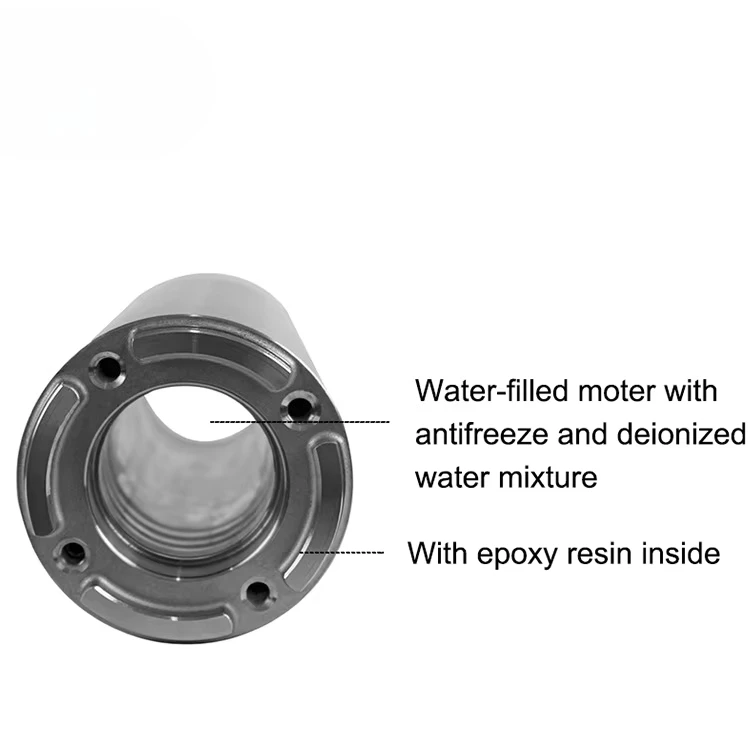 Pumpe mit wassergefülltem Motor und integriertem ControllerDc bürstenloses Solarbewässerungswasser