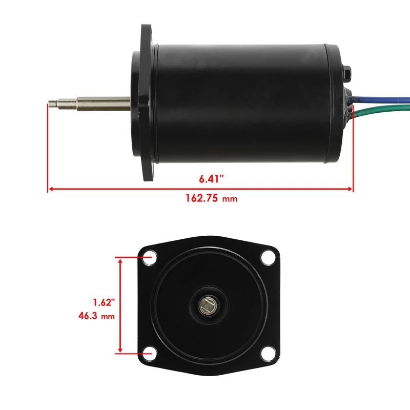 6H5-43880 Tilt Trim Motor For Yamaha Outboard Motor 40HP 50HP 2 Stroke 12V 2 Wire 10836 6H5-43880-02