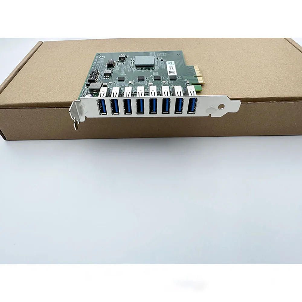 Industrial Vision Camera Card USB3.0 Card PCIE U381 106-PE038100-200 8-port USB Acquisition Card perfect work