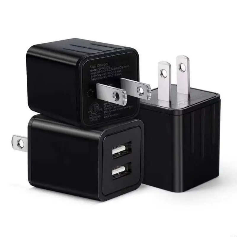 

Mini Two USB Charging Head Fast Charging Block for Multiple Devices for Travel