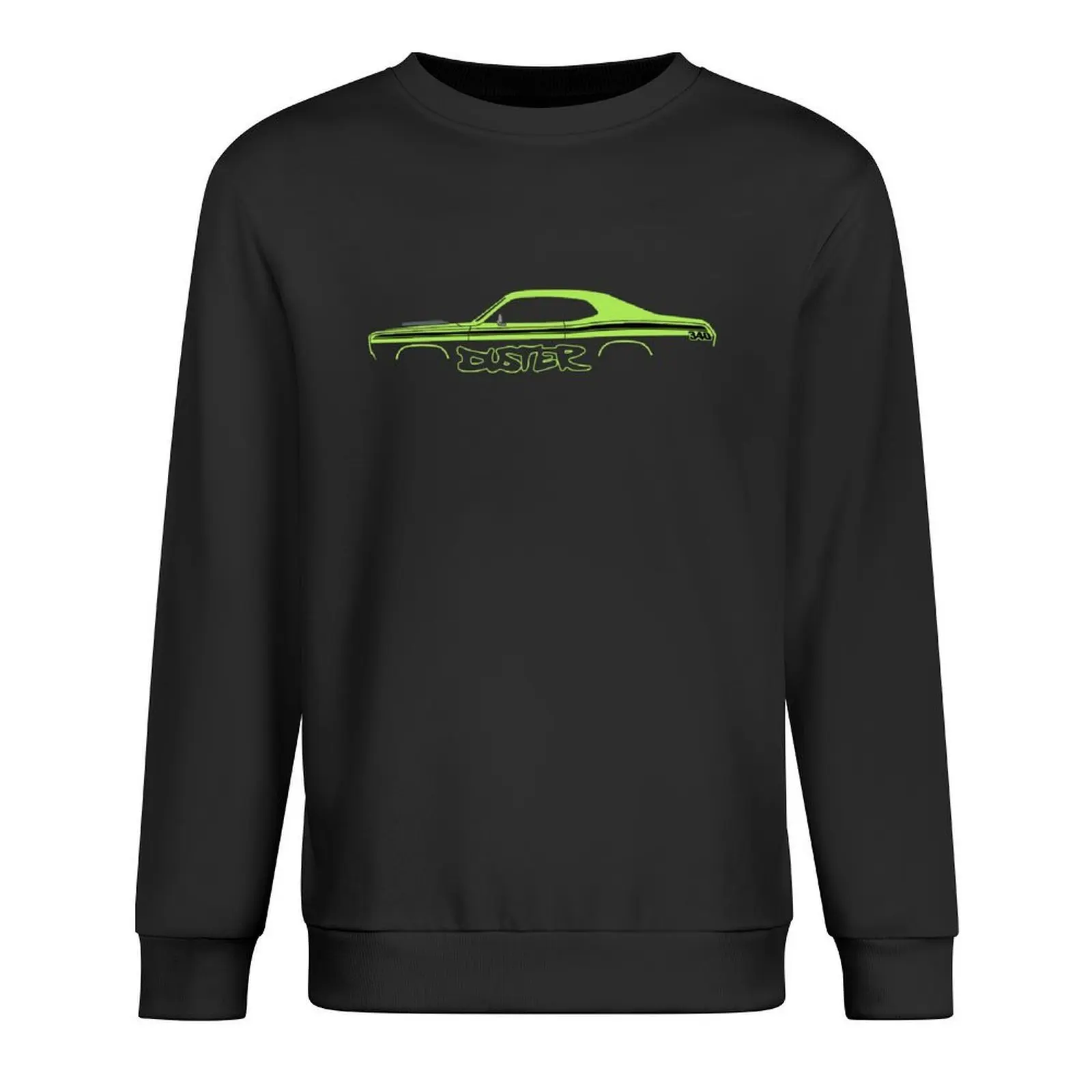 

Muscle Car silhouette -340 lime green Pullover men's winter sweater tracksuits aesthetic clothing male clothes men's sweatshirts