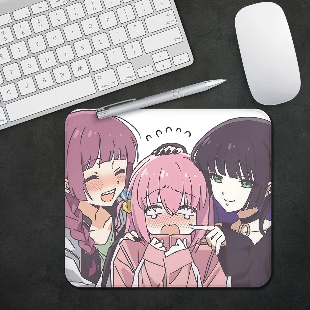 Bocchi The Rock Gaming Mouse Pad XS ขนาดเล็ก Mousepad สําหรับ PC Gamer เดสก์ท็อปตกแต่งสํานักงานแผ่นรองเม้าส์ Deskmat พรม