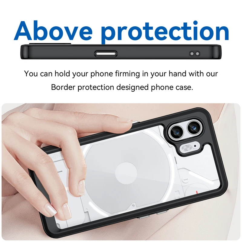 For Nothing Phone 2 Case for Nothing Phone 2 Cover Shell Bumper Coque Capa Para Silicone Back Phone Case for Nothing Phone 2 1