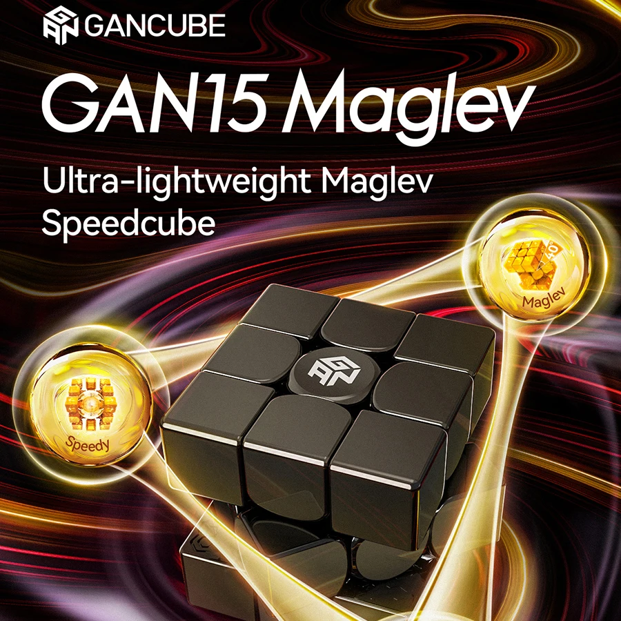 GAN 15 GANCUBE 3X3X3 GAN15 Magnetischer Zauberwürfel 3X3 Professionelle Geschwindigkeit Cubo Magico Professionelle SpeedCube Zappeln Spielzeug Smart Spiel