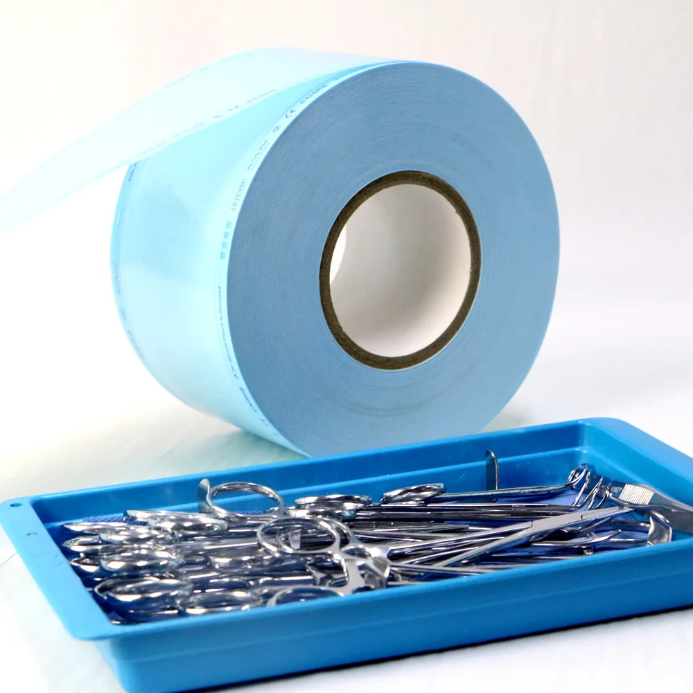 Disposable Autoclave Bags Roll Length 200M Self Seal Sterilization Pouches Medical-grade for Nail Tattoo Dentistry Accessories
