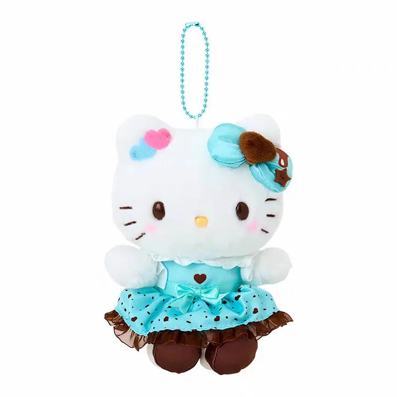 anime   Bonjour Kitty   Poupée en peluche   Ma mélodie   Kuromi   Porte-clés   fille   Mignon   Pendentif sac d'école   décorer   Jouet   remplissage en coton pp   Cadeau
