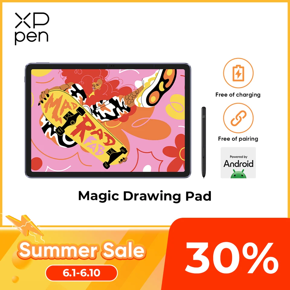 XPPen Android Tablet 12.2 inches Magic Drawing Pad with DP-IN