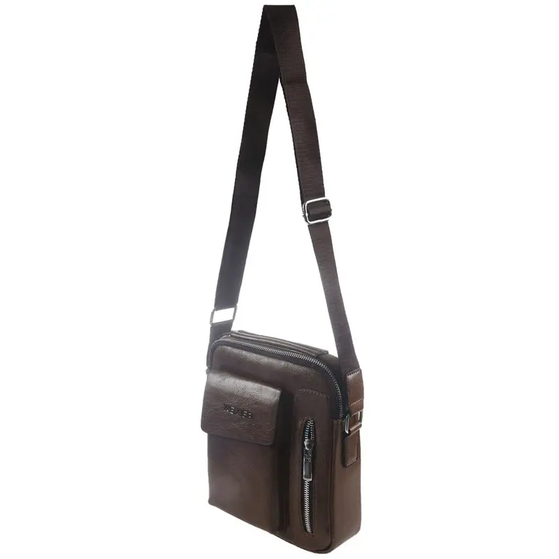 Weixier Vintage Messenger Bag Mannen Schoudertassen Pu Lederen Crossbody Tassen Voor Heren Tassen Retro Rits Man Handtassen