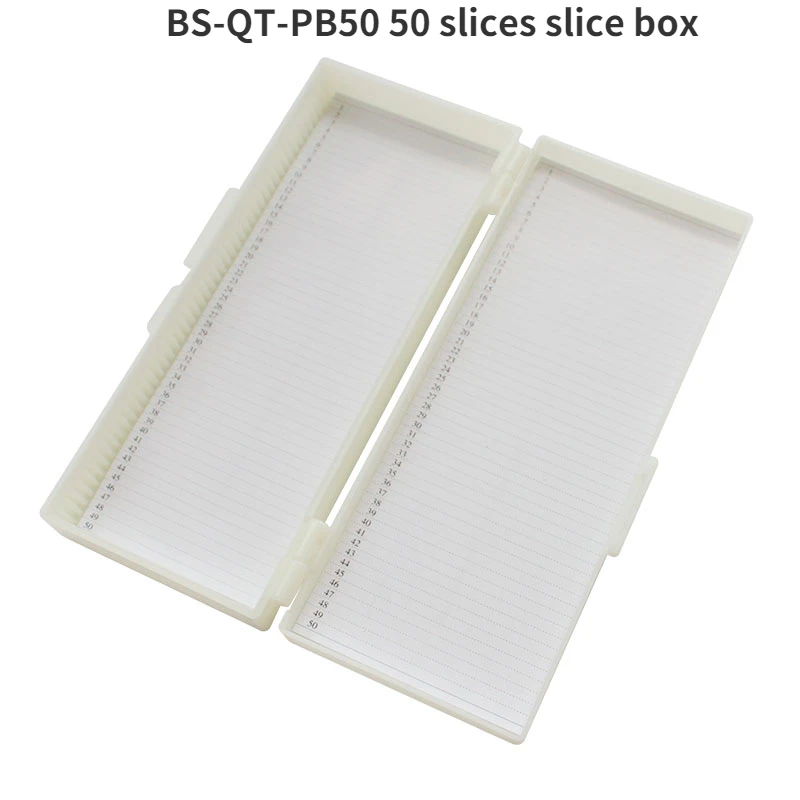 Biosharp 100 Slide Storage Box BS-QT-PB100 Laboratory Microscope Section Box Science Lab Tools School Supplies